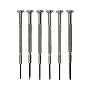 Six-piece Delta screwdriver set includes Philips heads and flat heads Six-piece Delta screwdriver set includes Philips heads and flat heads