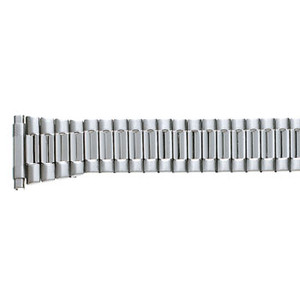 Oyster Style Expansion Tapered Metal Watch Band Stainless Steel 16 to 21mm Expandable Ends 6 3/4 to 12 Inch Length