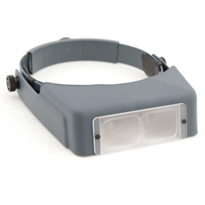 HEALLILY Head Magnifier Glasses LED Magnifying Visor with Light for Reading  Jewelers Crafts Watch Electronic Repair