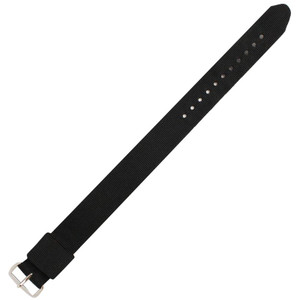 18MM black nylon watch band