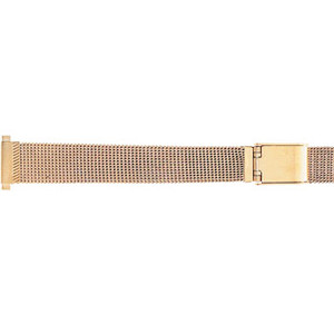 15MM ladies gold metal watch band
