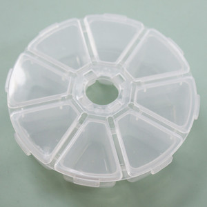 Clipsandfasteners Inc 6 Compartment Small Plastic Storage Box