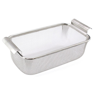 8 x 4 x 3-1/2 Stainless Steel Fine Mesh Ultrasonic Cleaner Jewelry Small  Parts Holder Universal Cleaning Basket