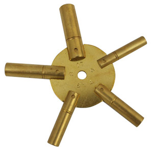 Odd sized, 5 prong bech keys for clock parts Odd sized, 5 prong bech keys for clock parts