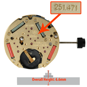 ETA 251.471 quartz watch movements
