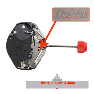 ETA 3 Hand Quartz Watch Movement 802.102 Overall Height 4.4mm