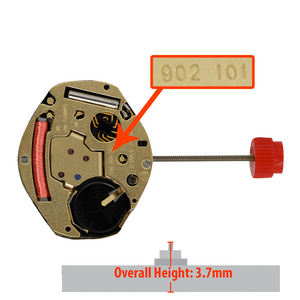 Swiss made 902.101 ETA quartz watch movements