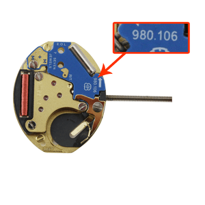An ETA 980.105 quartz watch movement replacement part