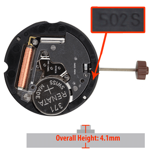 Harley Ronda HQ502 quartz movements for replacement and retrofitting