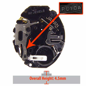 Hattori Japanese PC10 quartz watch movement for Seiko watches