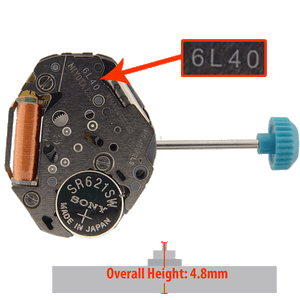 MiyotaCitizen 6L40 LTD quartz watch movement