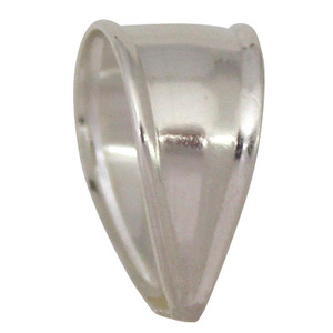 Solder Type Pendant Bail Sterling Silver 12 mm