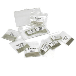 Watch Band Parts Disposable Stainless Steel Bracelet Straight Pin Assortment 100 Pieces