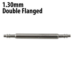 Watch Band Pin 1.30mm Extra Thin Double Flanged Stainless Steel Spring Bars Package of 10 Watch Band Pin 1.30mm Extra Thin Double Flanged Stainless Steel Spring Bars Package of 10