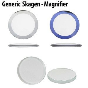 Watch Crystal Imitation Skagen® Magnifier Mineral Glass Watch Crystal Clear or with Trim Watch Crystal Imitation Skagen® Magnifier Mineral Glass Watch Crystal Clear or with Trim