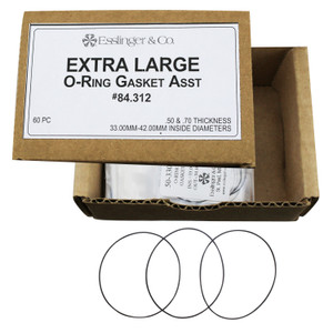 Watch Gaskets Extra Large O-Ring Gasket Assortment .50mm and .70mm Thickness