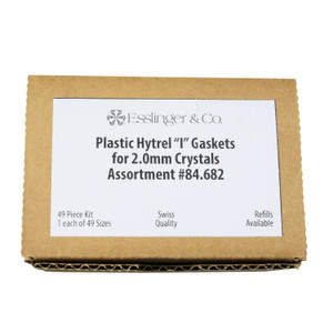 Watch Gaskets Plastic Hytrel "I" Gaskets For 2.0mm Glass Crystals 49 Pieces