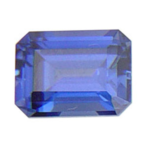 Emerald Cut Lab Created Sapphire