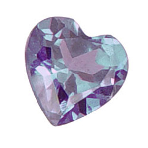 3x3 mm Heart Synthetic June