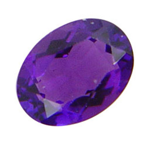 10x8 mm Oval Synthetic February