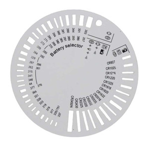 Watch Battery Size Selector Disc