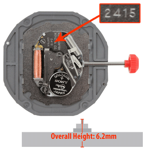 Miyota/Citizen LTD Watch Movement 2415 Quartz Movements