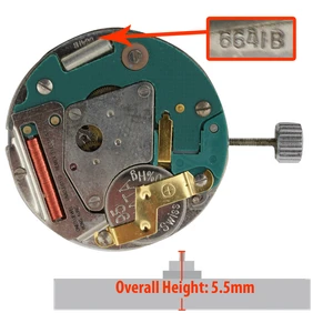 Remex HP6641 Watch Movement