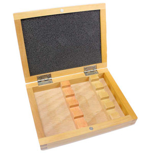 Wooden Box To Hold Four Tweezers 6" x 4 3/4" x 1 1/4"