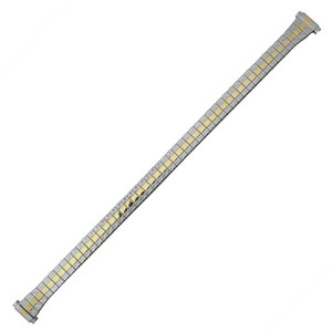 Expansion Metal Watch Band Ladies Two Tone Narrow With Expandable Ends 8-11MM Expansion Metal Watch Band Ladies Two Tone Narrow With Expandable Ends 8-11MM
