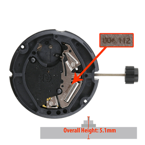 ETA 3 Hand Quartz Watch Movement 804.112 Date at 3:00 Overall Height 5.1mm