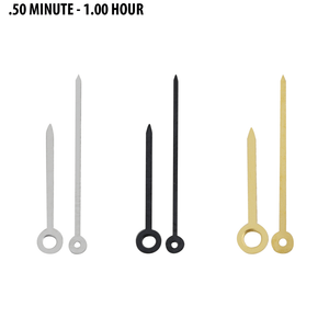 Watch Hands to Fit Minute Hand Hole Size .50mm and Hour Hand Hole Size 1.00mm