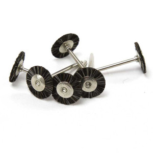 3/4" Mounted Super Wheel Brushes on 3/32" Mandrel, Box of Dozen