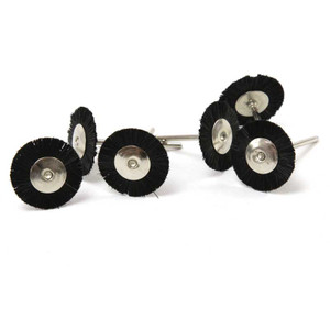 1" Mounted Super Wheel Brushes Stiff, Box of 12