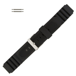 Hadley Roma Watch Strap PVC Diver Style 16mm