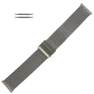 Stainless Steel 22MM Mesh Metal Watch Band