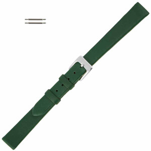 Green Watch Band Long 14MM Leather Smooth Calf