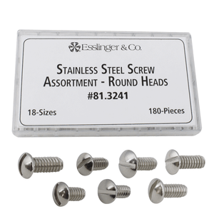 Stainless Steel Case Back Screw Assortment With Round Heads