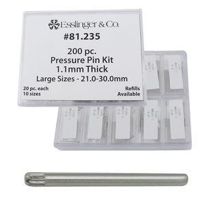 Knurled Pressure Link Pin Assortment 1.1mm Medium Thick Knurled Pressure Link Pin Assortment 1.1mm Medium Thick