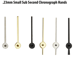 Small Sub Second Chronograph Hands For Watches Hole Size .23mm Small Sub Second Chronograph Hands For Watches Hole Size .23mm