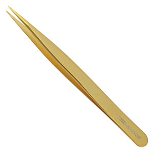 Bergeon 2AM Gold Plated Antimagnetic Brass Tweezers