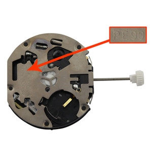 Sunon 6 Hand Multi Function Quartz Watch Movement PE90-08 Date At 6:00 Overall Height 6.8mm