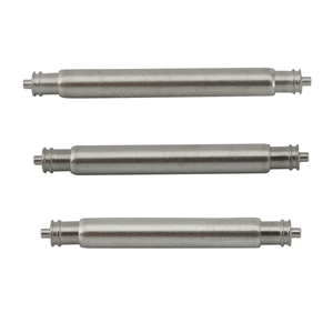Watch Band Pin 2.50mm Double Flanged Stainless Steel Spring Bars Package of 10 Watch Band Pin 2.50mm Double Flanged Stainless Steel Spring Bars Package of 10