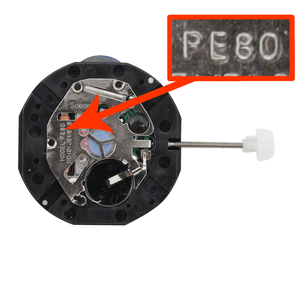 Sunon 6 Hand Quartz Multi Eye Watch Movement PE806-2 Overall Height 5.0mm