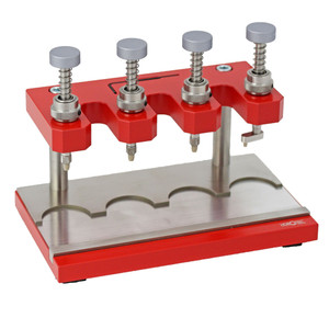 Horotec Watch Hand Fitting Press with 4 Positions and PEEK Tips