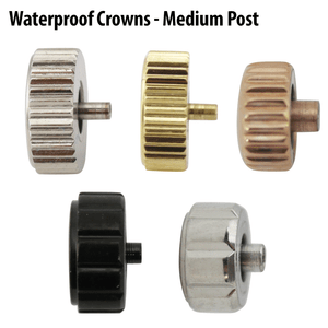 Medium Post Quartz Waterproof Watch Crowns