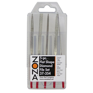 Flat Shape Diamond Needle File Set of Five Flat Shape Diamond Needle File Set of Five