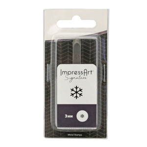 ImpressArt 3mm Snowflake Design Stamp ImpressArt 3mm Snowflake Design Stamp