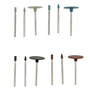 12 Piece Rubber Polishing Assortment 3/32" Shanks 12 Piece Rubber Polishing Assortment 3/32" Shanks