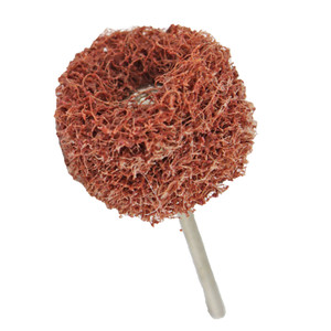 Extra Coarse Mounted Satin Finishing Buff 3/32" Shank