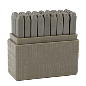 ImpressArt 3.0mm Typewriter Lowercase Letter Punch 27 Piece Set